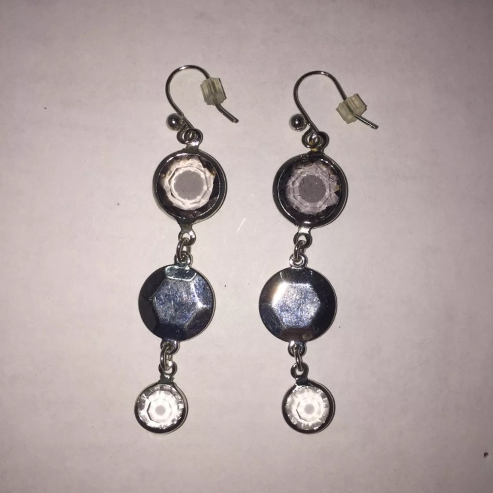 EUC Smokey Dangle Earrings